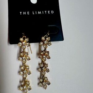 The Limited Drop Rhinestone earrings